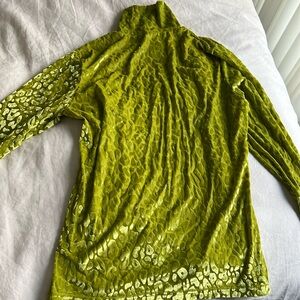 Fashion Brand Company Booger Turtleneck Velvet Shirt